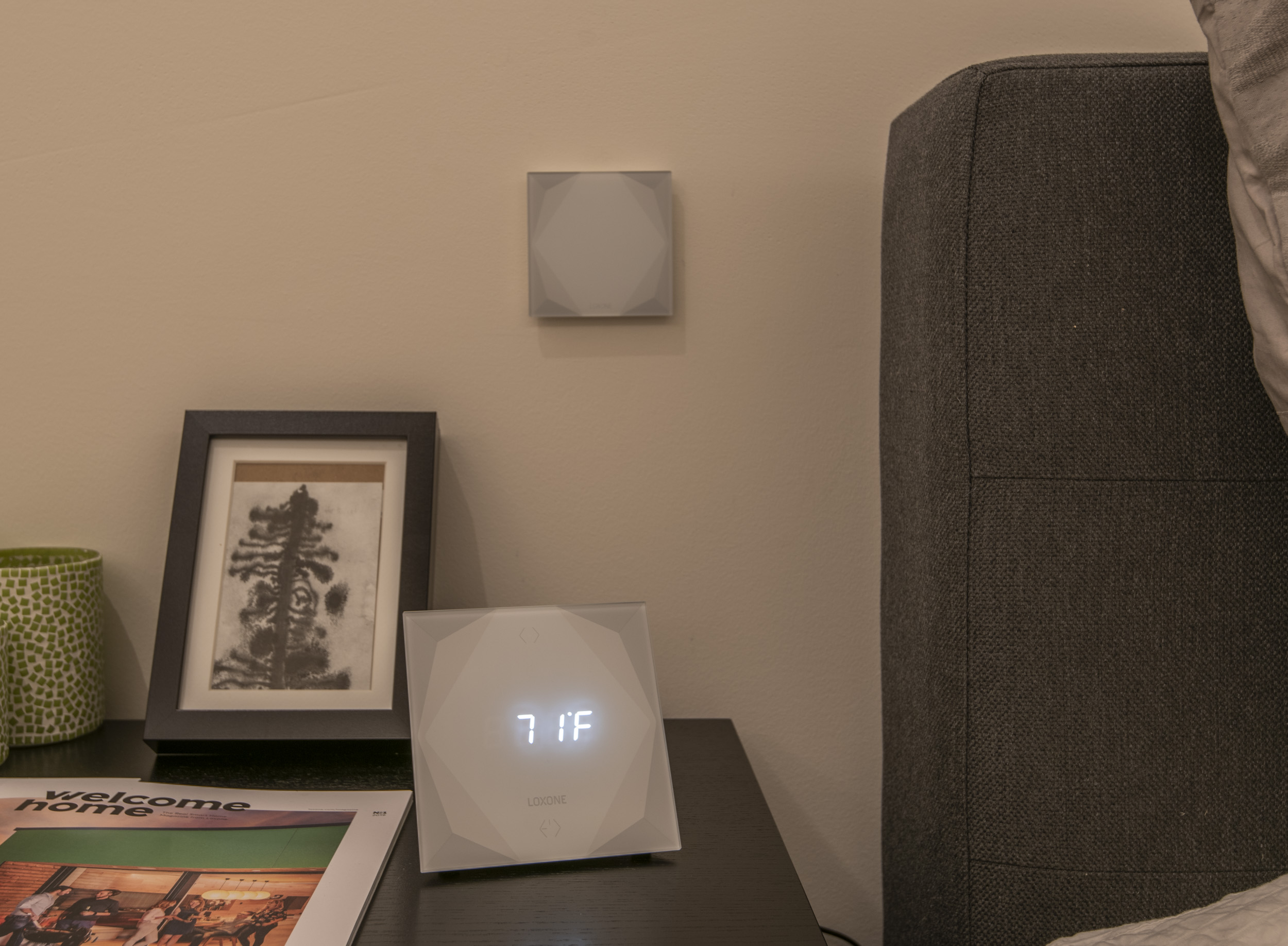 Loxone smart thermostat for home temperature control