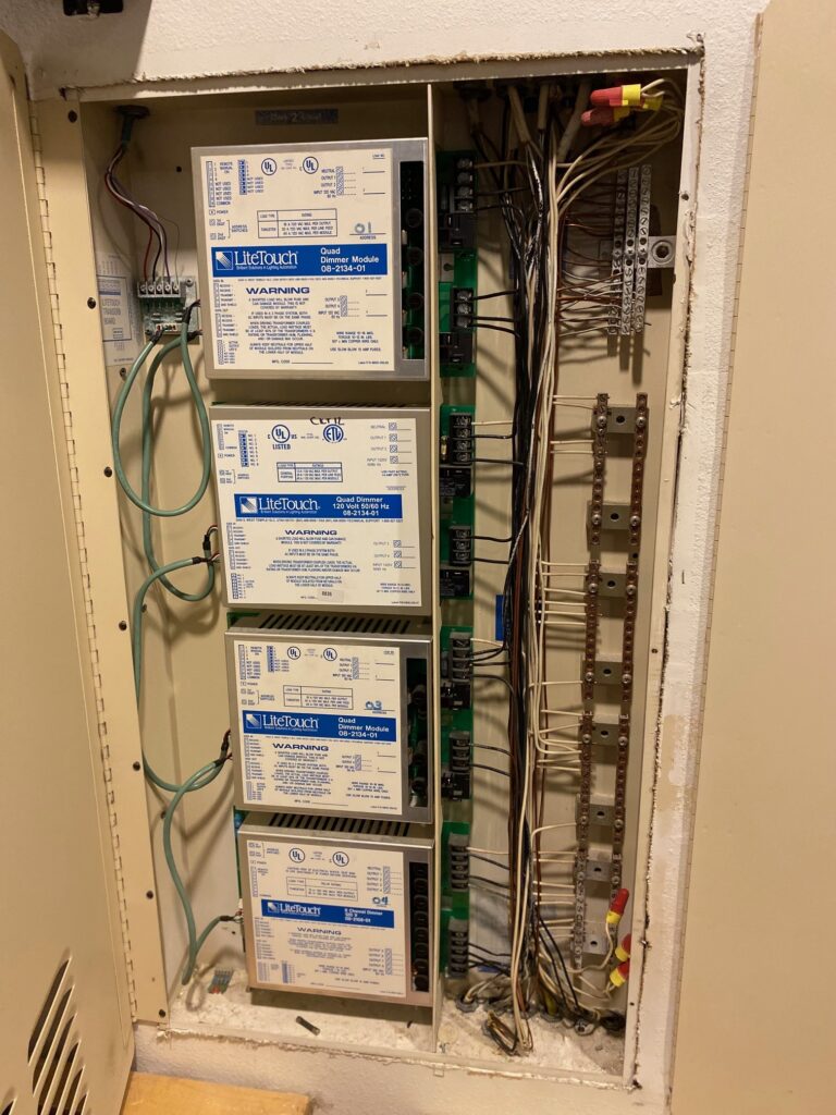 Litetouch Quad Dimmer Module Wiring