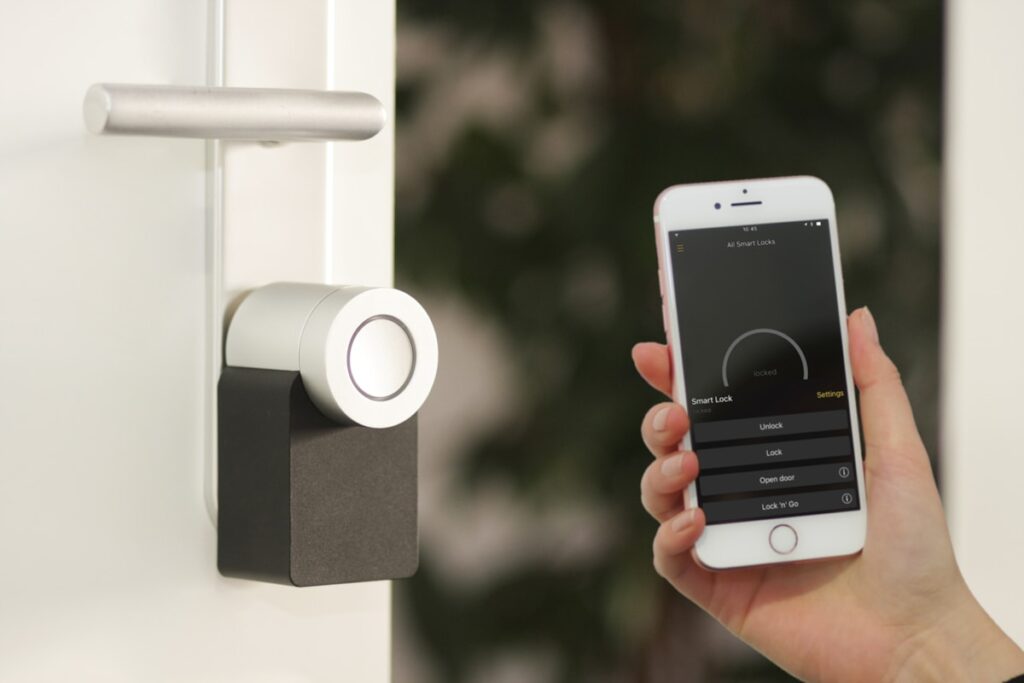 home security system cost Dallas — smart home security touchscreen panel installed by SmartSpace Automation